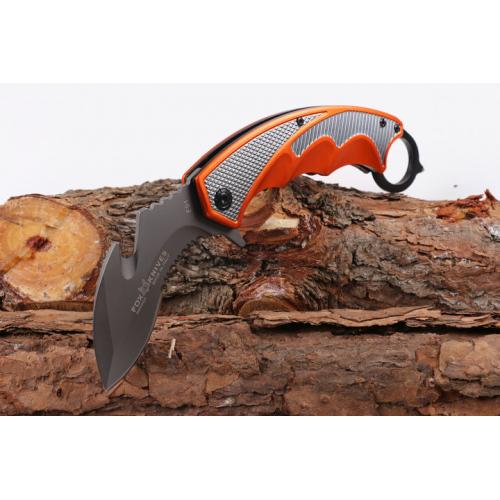 Fox F91 Folding Knife (Half Toothed)