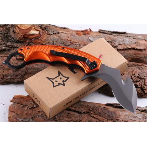 Fox F91 Folding Knife (Half Toothed)