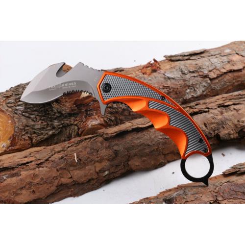 Fox F91 Folding Knife (Half Toothed)