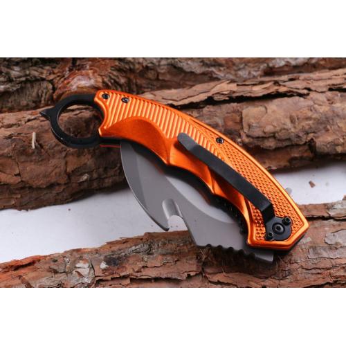 Fox F91 Folding Knife (Half Toothed)