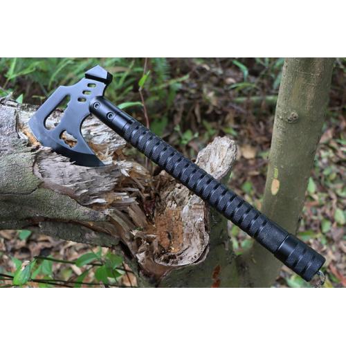 Hook tail battle axe (aluminum handle)