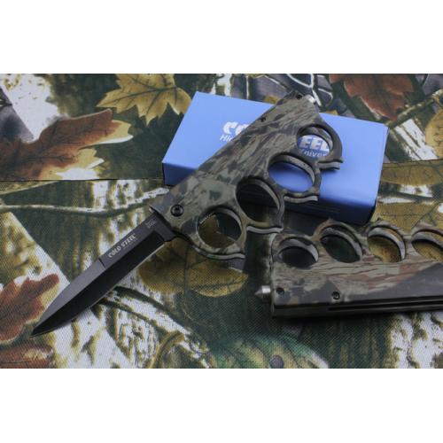 Cold steel camouflage boxing set folding knife