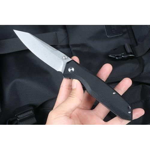 JJ185 bearing quick opening folding knife (two-color)