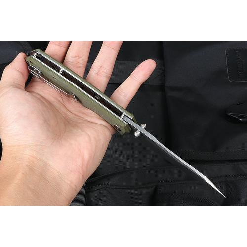 JJ185 bearing quick opening folding knife (two-color)