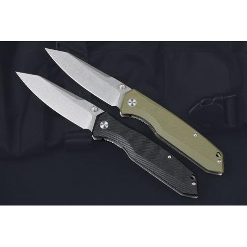 JJ185 bearing quick opening folding knife (two-color)