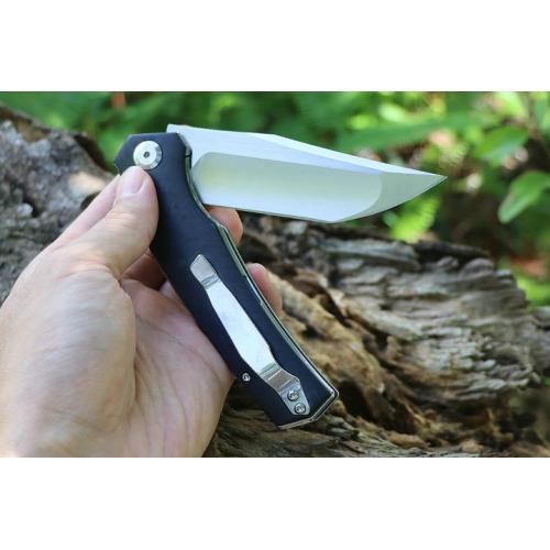 Mountain Pig Quick Opening Folding Knife (Carbon Fiber G10 Solitary Face)