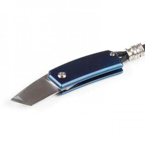 Tri color titanium handle multi-purpose tool folding knife