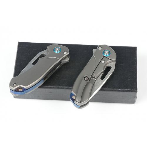 Blue eyes (titanium handle)