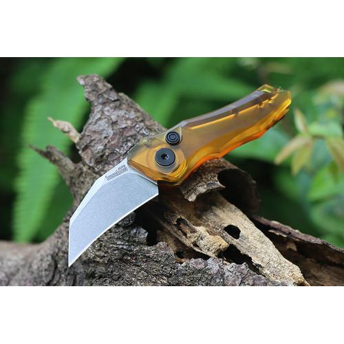 Keshao 7350 Folding Knife (PEI Light Yellow)