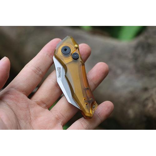 Keshao 7350 Folding Knife (PEI Light Yellow)