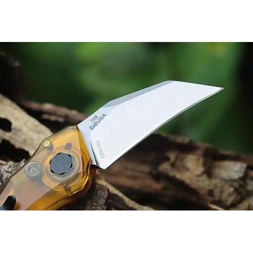 Keshao 7350 Folding Knife (PEI Light Yellow)