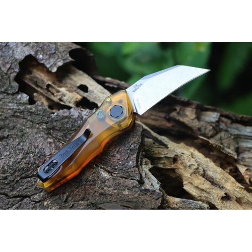Keshao 7350 Folding Knife (PEI Light Yellow)