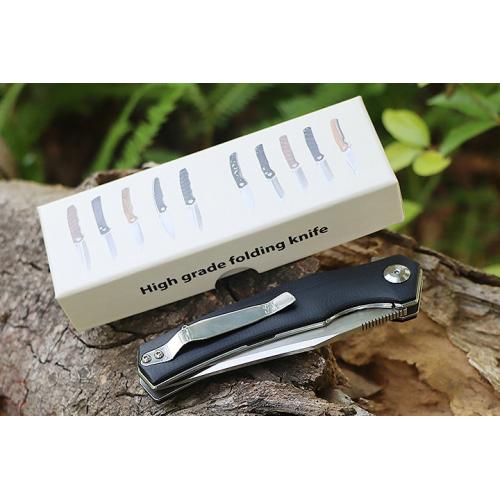 Mountain Pig Quick Opening Folding Knife (G10 Lonely Face)