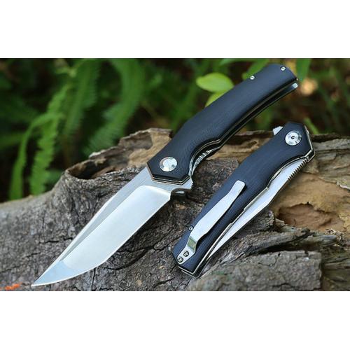 Mountain Pig Quick Opening Folding Knife (G10 Lonely Face)