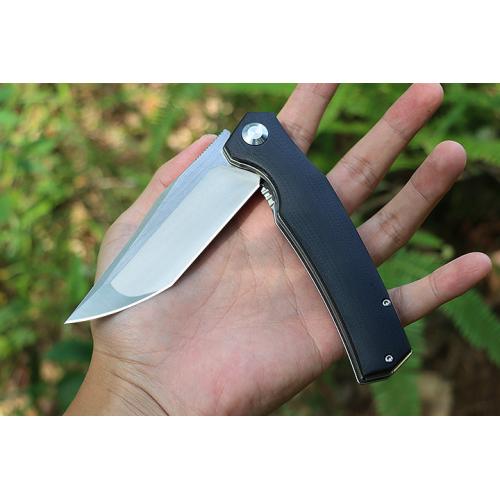 Mountain Pig Quick Opening Folding Knife (G10 Lonely Face)