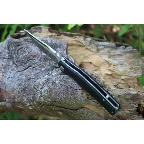 Mountain Pig Quick Opening Folding Knife (G10 Lonely Face)