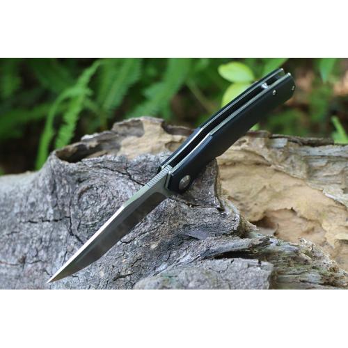 Mountain Pig Quick Opening Folding Knife (G10 Lonely Face)