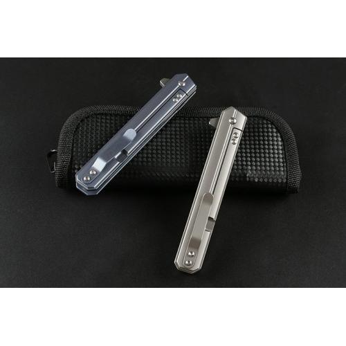 Commander, quickly open the folding knife (titanium handle, T-head, two colors)
