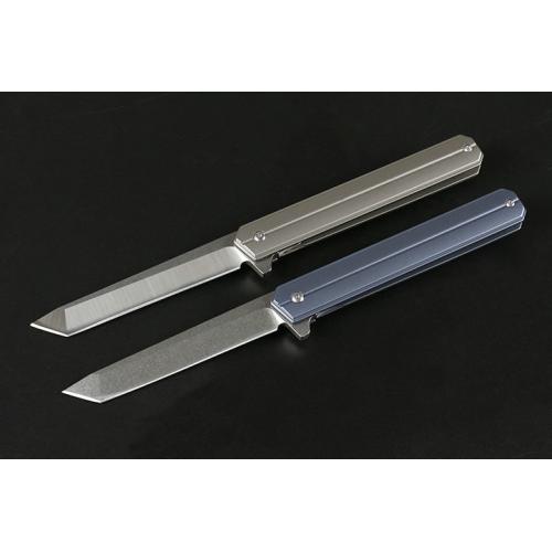 Commander, quickly open the folding knife (titanium handle, T-head, two colors)