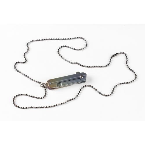 Commander, quickly open the folding knife (four-color titanium handle T-head)