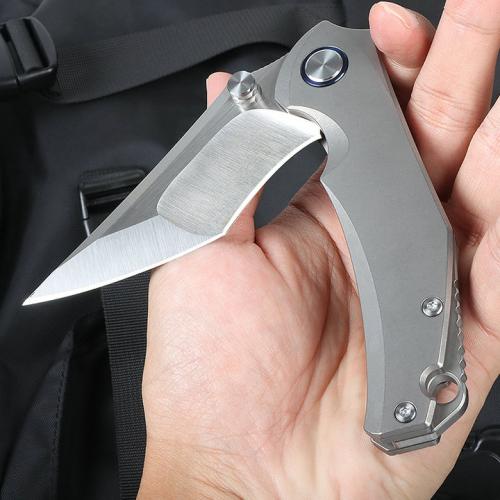 Longyi M390 quick opening titanium knife is available in April