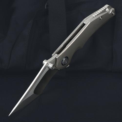 Longyi M390 quick opening titanium knife is available in April
