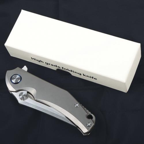 Longyi M390 quick opening titanium knife is available in April