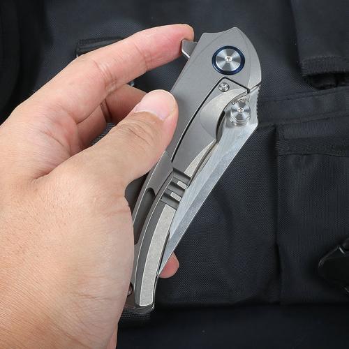Longyi M390 quick opening titanium knife is available in April