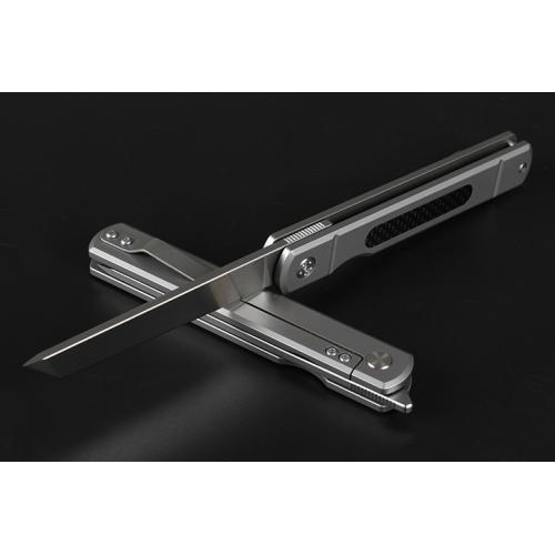 New version of Commander Quick Open Folding Knife (Carbon Fiber T-Head)