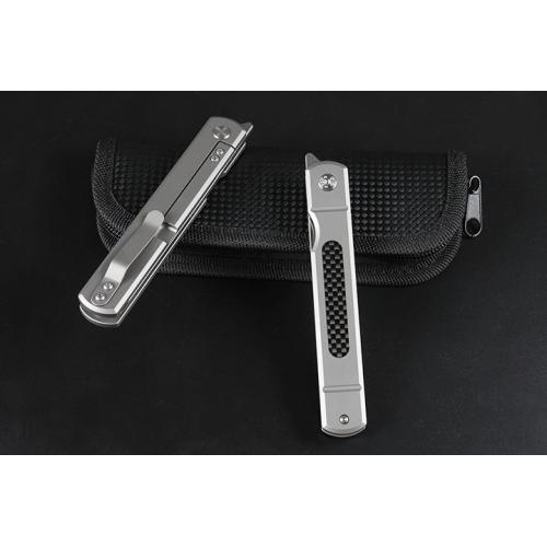New version of Commander Quick Open Folding Knife (Carbon Fiber T-Head)