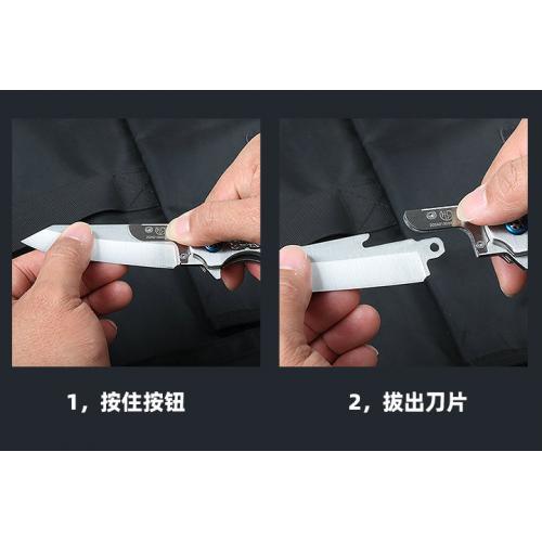 Foldable blade folding knife (Baobei)