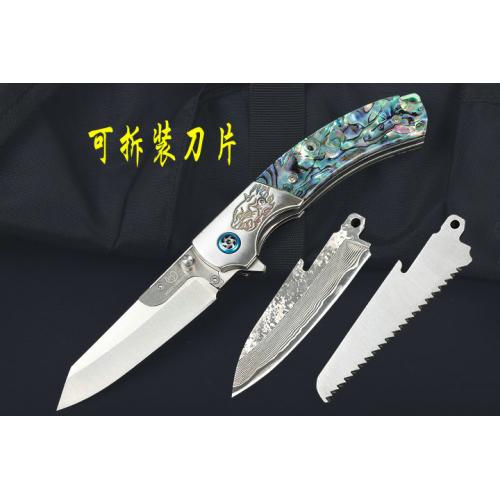 Foldable blade folding knife (Baobei)