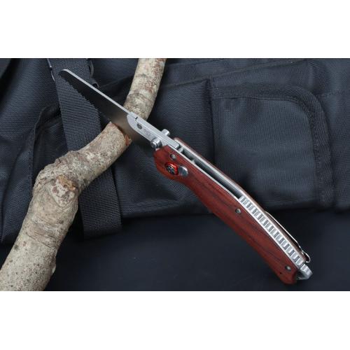 Foldable blade folding knife (sour wood)