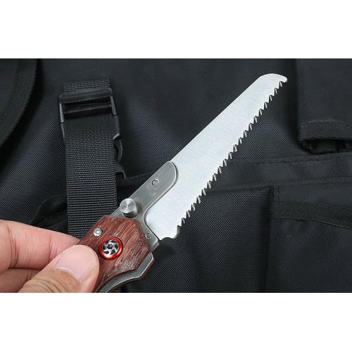 Foldable blade folding knife (sour wood)