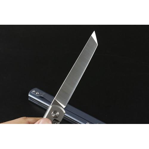 HY013 Titanium Handle Quick Opening Folding Knife (Four Models)
