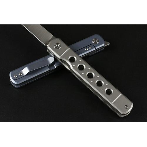 HY013 Titanium Handle Quick Opening Folding Knife (Four Models)