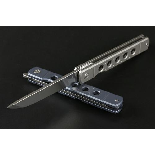 HY013 Titanium Handle Quick Opening Folding Knife (Four Models)