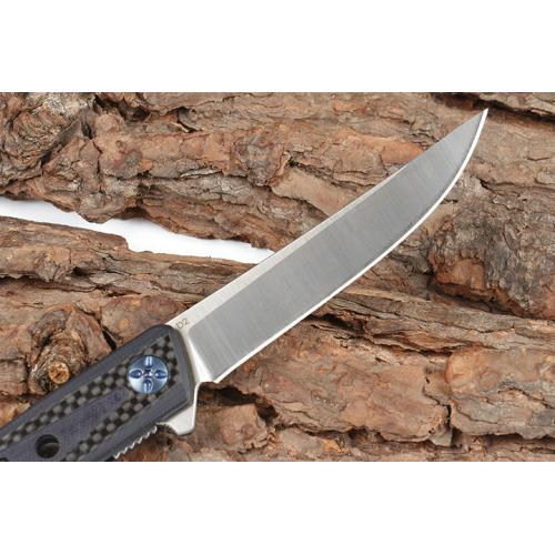 Carbon fiber D25 folding knife (D2)