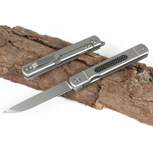 New version of Commander Quick Open Folding Knife (Carbon Fiber D-Head)