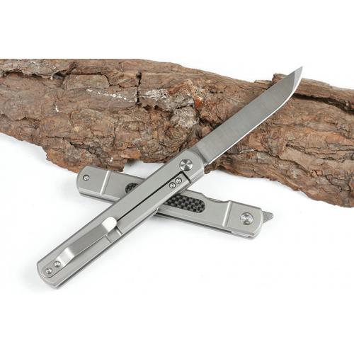 New version of Commander Quick Open Folding Knife (Carbon Fiber D-Head)
