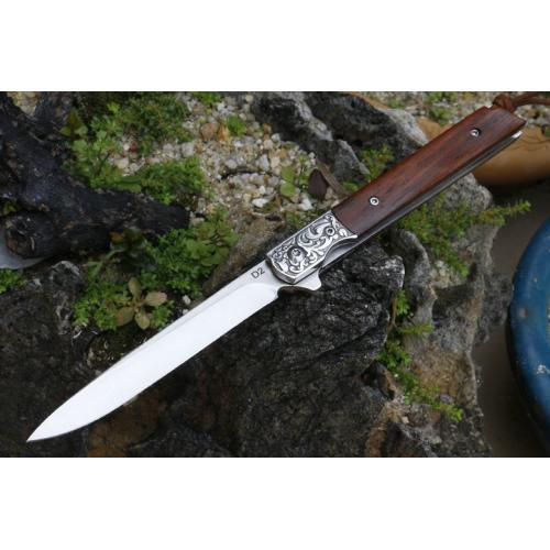 Free Wolf Divine Arrow Bearing Quick Opening Folding Knife (D2)