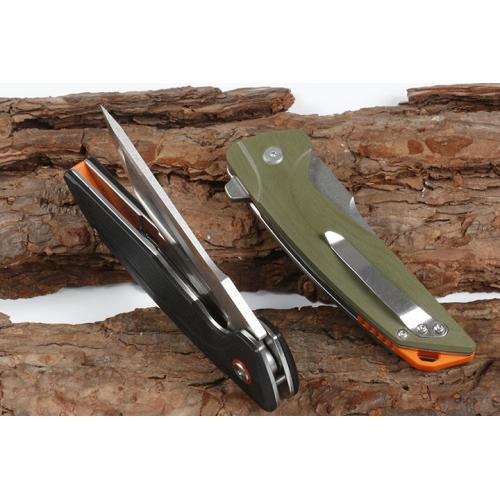 JJ035 quick opening bearing folding knife (two-color)