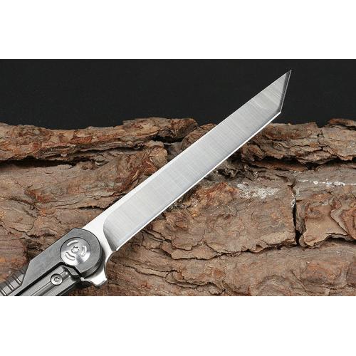 Shadow Titanium Handle Quick Opening Folding Knife (M390)