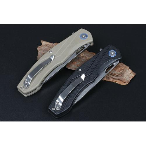 JJ051 quick opening bearing folding knife (two-color)