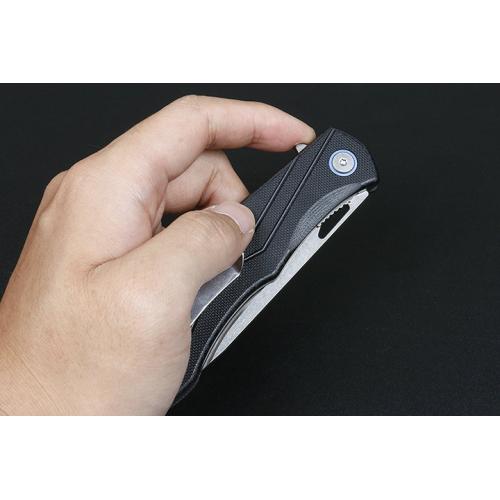 JJ051 quick opening bearing folding knife (two-color)