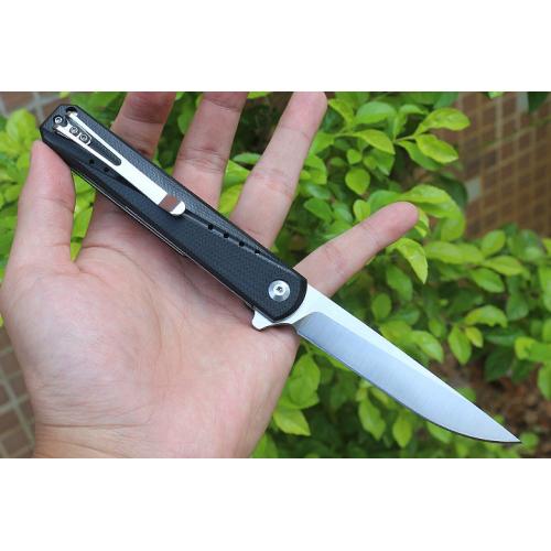 JJ101 quick opening bearing folding knife (two-color)