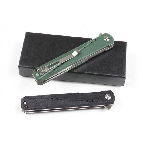 JJ101 quick opening bearing folding knife (two-color)