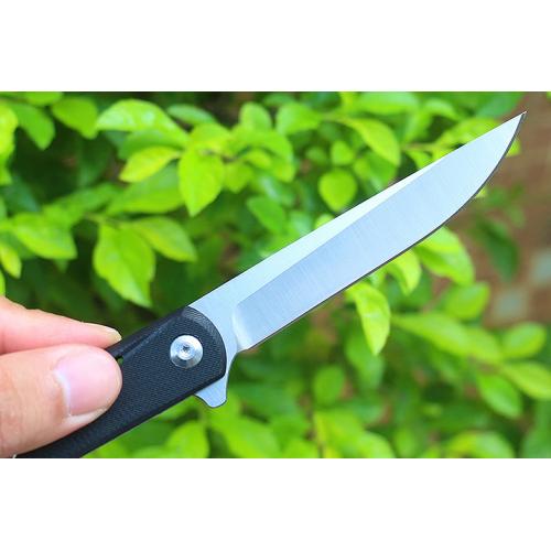 JJ101 quick opening bearing folding knife (two-color)
