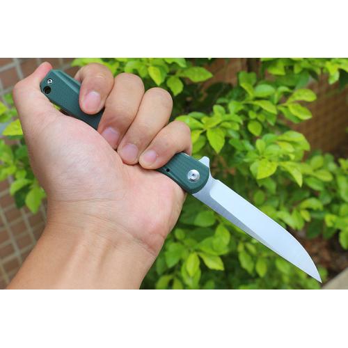 JJ101 quick opening bearing folding knife (two-color)