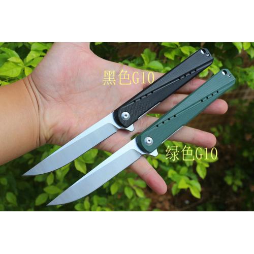 JJ101 quick opening bearing folding knife (two-color)